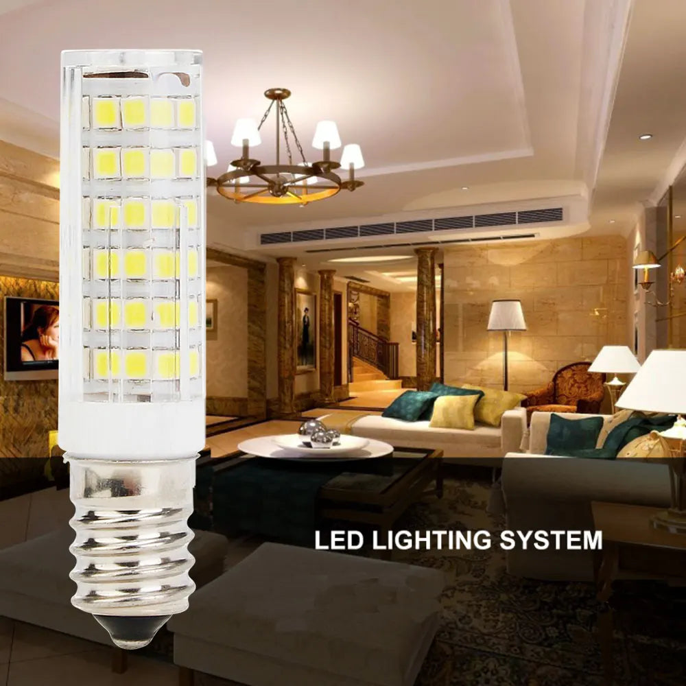 ampoules led e14 7w 9w 12w 15w 18w carrés jaunes blancs moderne 360° 60000h