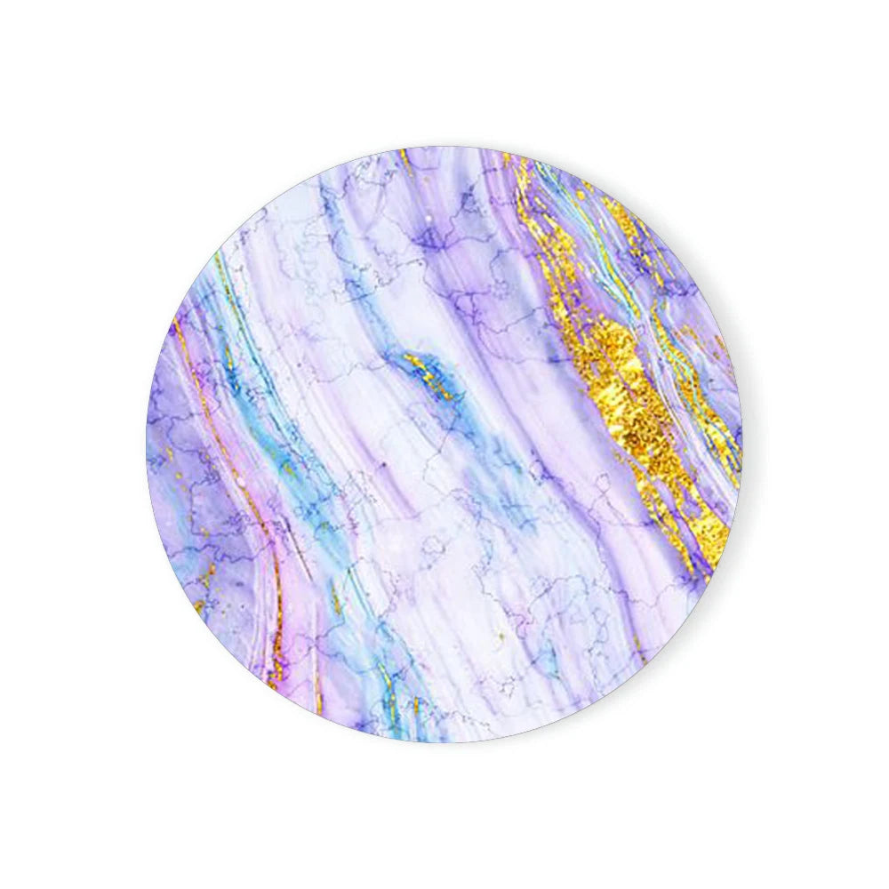 sous verres marbrés modernes élégants noir blanc doré rose bleu gris