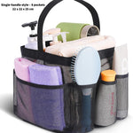 Sac douche maille rose réutilisable cordon serrage rapide respirant voyage gym