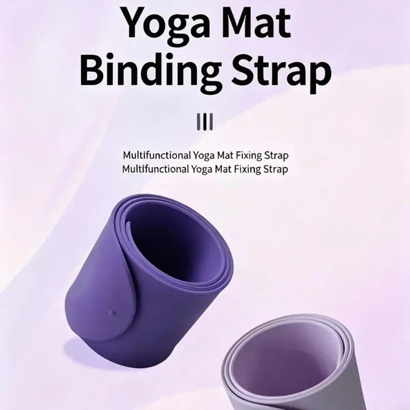bracelet fixation tapis yoga noir gris violet bleu rose marron simple durable rapide