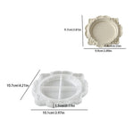 moule silicone plâtre plateau bijoux ciment décoration maison dentelle vintage shabby chic baroque
