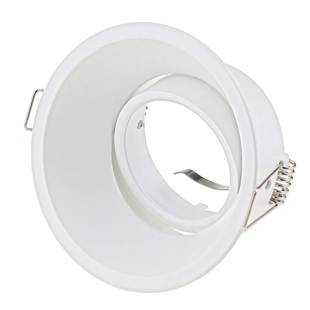 spots led blanc noir mat modernes clips ampoule led 90v 260v flux lumineux moins