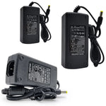 transformateur éclairage 12v 5a noir prise us uk eu led 60w adaptable cable international