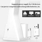 lampe led rechargeable blanc moderne sans ombre interrupteur tactile horloge veilleuse étude