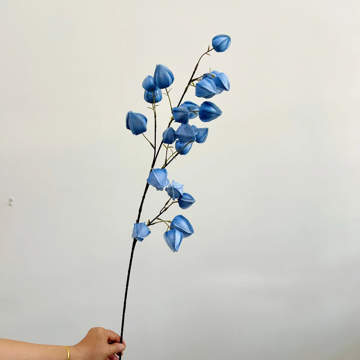 bouquet artificiel orange bleu rouge vert feuilles coeurs moderne intérieur decoration 98CM