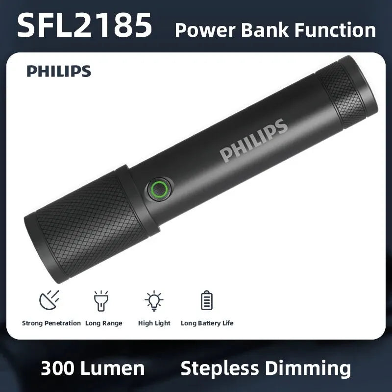 lampe poche rechargeable led 3w 200m lumiere intense gradation continue autodéfense camping