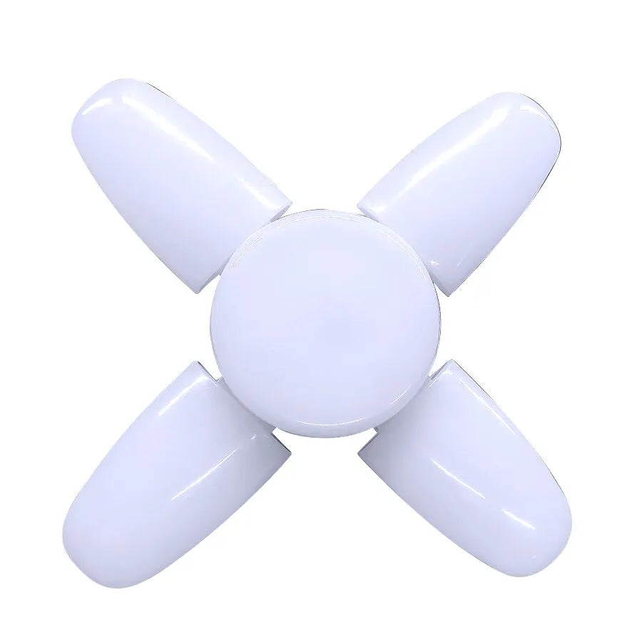 mini lampe feuilles blanc 6500K blanc chaud 3000K moderne minimaliste adaptable E27