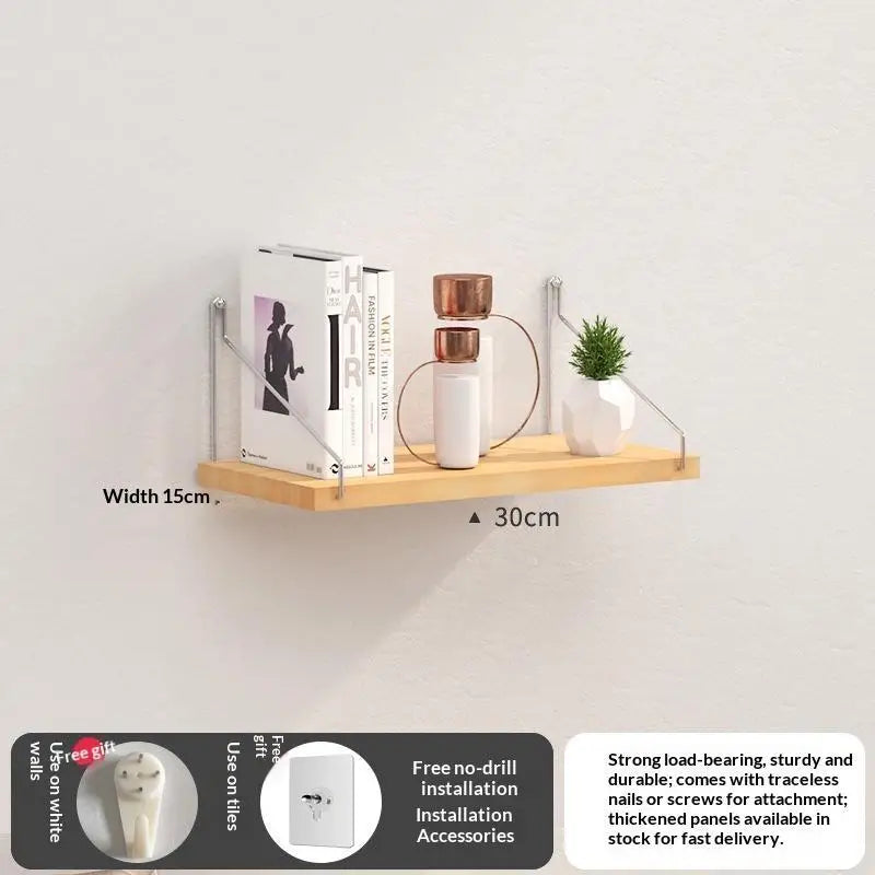 étagères murales noires modernes réutilisables chambre salon décoration intérieure minimalistes fixées