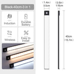 lampe nuit détecteur mouvement blanc rectangle moderne minimaliste rechargeable couleurs clips indicator