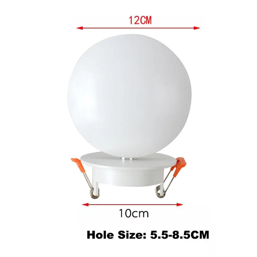lampe led moderne blanche adhésive extérieure verre trempé 11cm 15cm 7cm