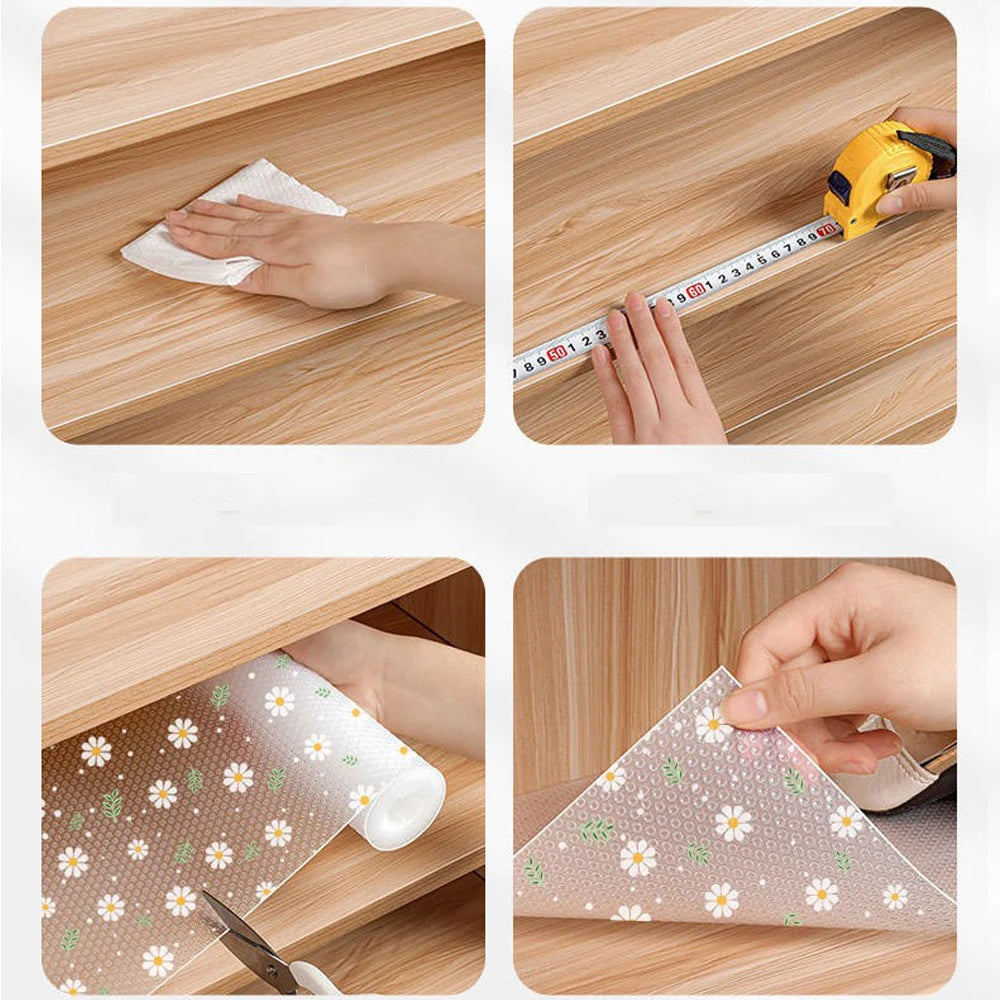 tapis protection meuble moderne gris clair blanc jaune vert waterproof anti dérapant semi transparent