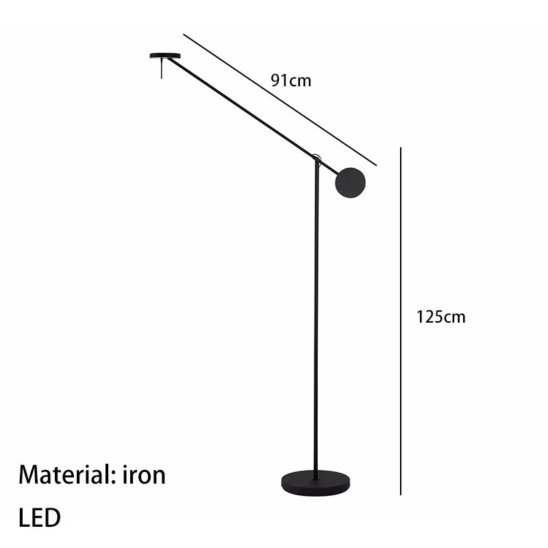 lampe suspension moderne minimaliste fixation mur noir éclairage quotidien chambre cuisine salle manger