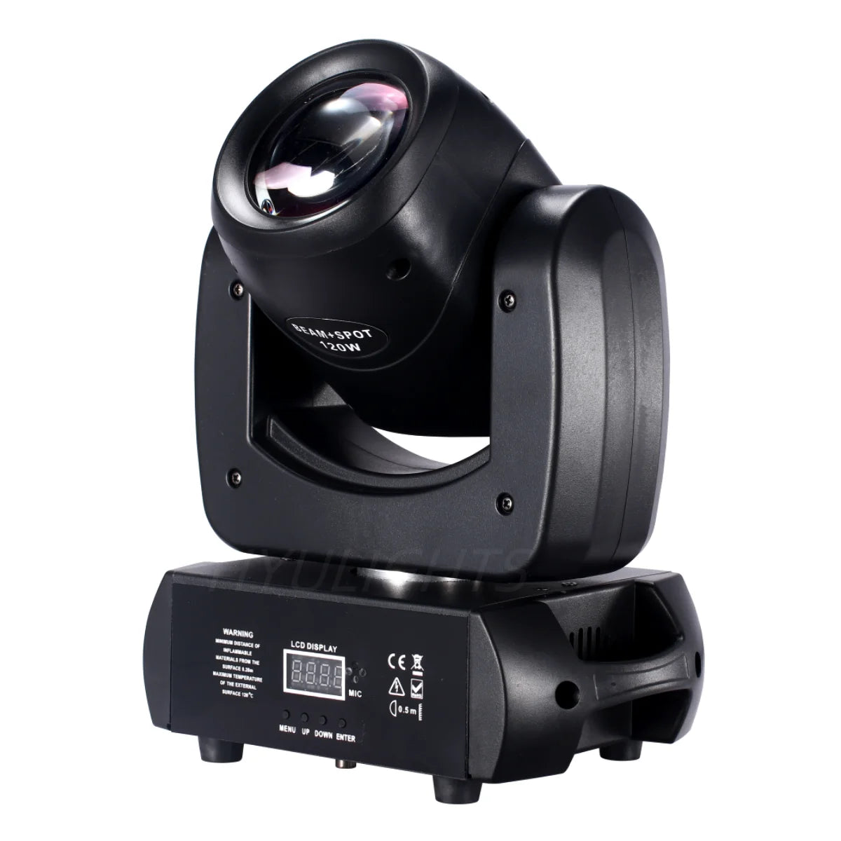 projecteur scène led noir effet stroboscope djs professionnel certifié dmx
