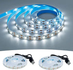 ruban led flexible blanc adhésif moderne éclairage décoration maison 2m câble usb