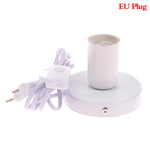 support lampe moderne câble électrique interrupteur noir doré blanc métal lisse