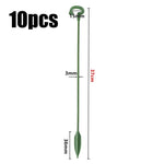 supports plantes tige vert robuste 37cm 27cm 17cm anneau jardinage fleur grimpantes moderne