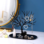 présentoir bijoux arbre branches stylisées noir blanc moderne minimaliste rangement bijouxDecorationBureau
