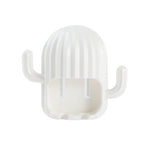 porte brosse dents cactus adhésif moderne vert blanc rose salle bains organisateur