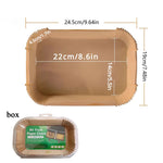 papier cuisson non adhésif 23cm barbecue four transparent moderne 100 pièces jetables