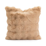 housse coussin beige marron motif rayé texture douce moderne opacité jacquard polyester décoration canapé