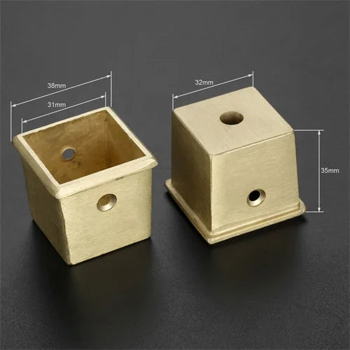 cache pot doré moderne lisse set pièces protection chaise table sécurité dorée