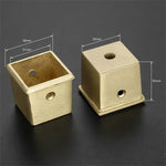 cache pot doré moderne lisse set pièces protection chaise table sécurité dorée