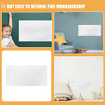sticker tableau blanc effaçable sec 60cmx30cm adhésif papier blanc texture granulée minimaliste maisonécole