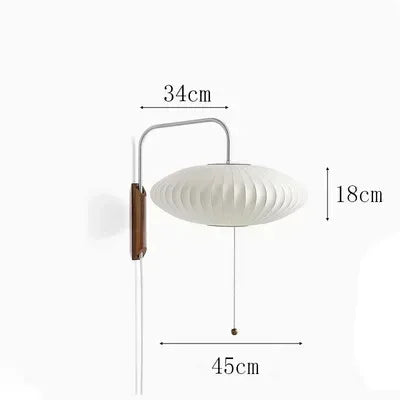 lampe murale moderne blanc bois rayures fixée mur câble électrique interrupteur cuisine chambre coucher