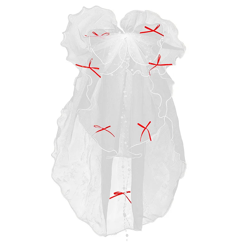 voile mariée femme blanc tulle fin classique clips métalliques longueur épaules adulte cascade