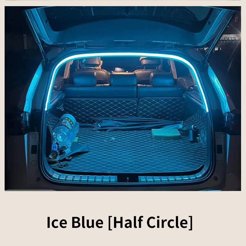 éclairage led coffre voiture adhésif blanc moderne longueur 4m lumière blanche contemporain auto accessoire
