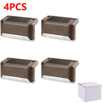 lampe solaire marron clair moderne adhésive extérieure urgence vis clips étanche patio
