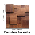 panneau décoratif bois moderne 3d marron clair grain naturel fixation mur opaque chambre