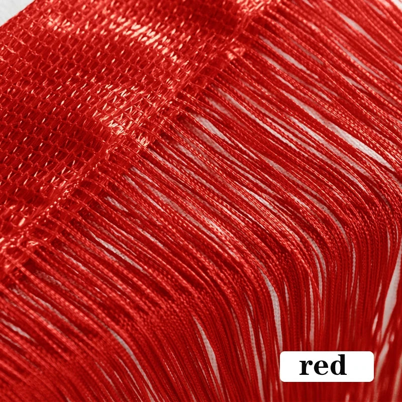 rideau polyester rayé moderne bleu clair violet orange vert rose rouge 100x200cm