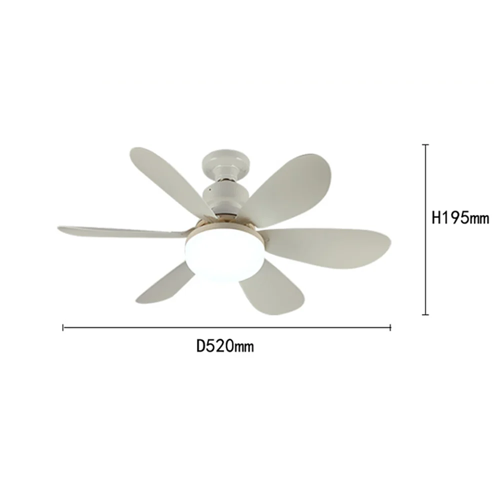 ventilateur lumière led 30w télécommande blanc moderne minimaliste contemporain fonctionnel