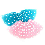 jupe tutu points classique couleur rose bleu orange violet translucide élastique femme junior été