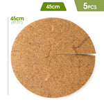 tapis sol fibre coco marron clair naturel rustique 30cm 35cm 40cm 45cm 3mm epaisseur