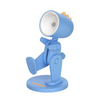 lampe table portable pliable jaune rouge bleu vert motif dinosaurien moderne emergency night light