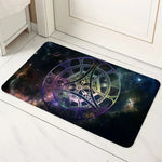 tapis sol mandala géométrique boho noir bleu vert rouge jaune or