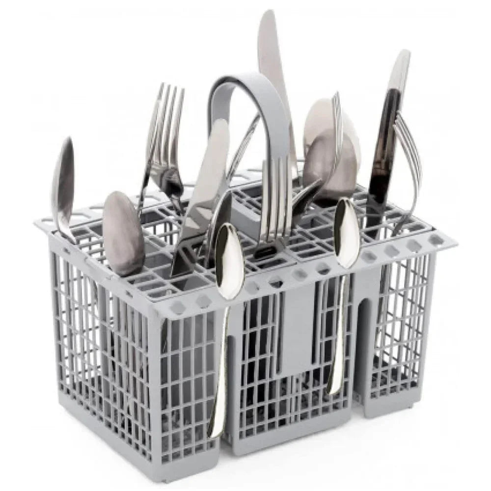 panier vaisselle gris moderne cuillères fourchettes couteaux grille pratique lave vaisselle