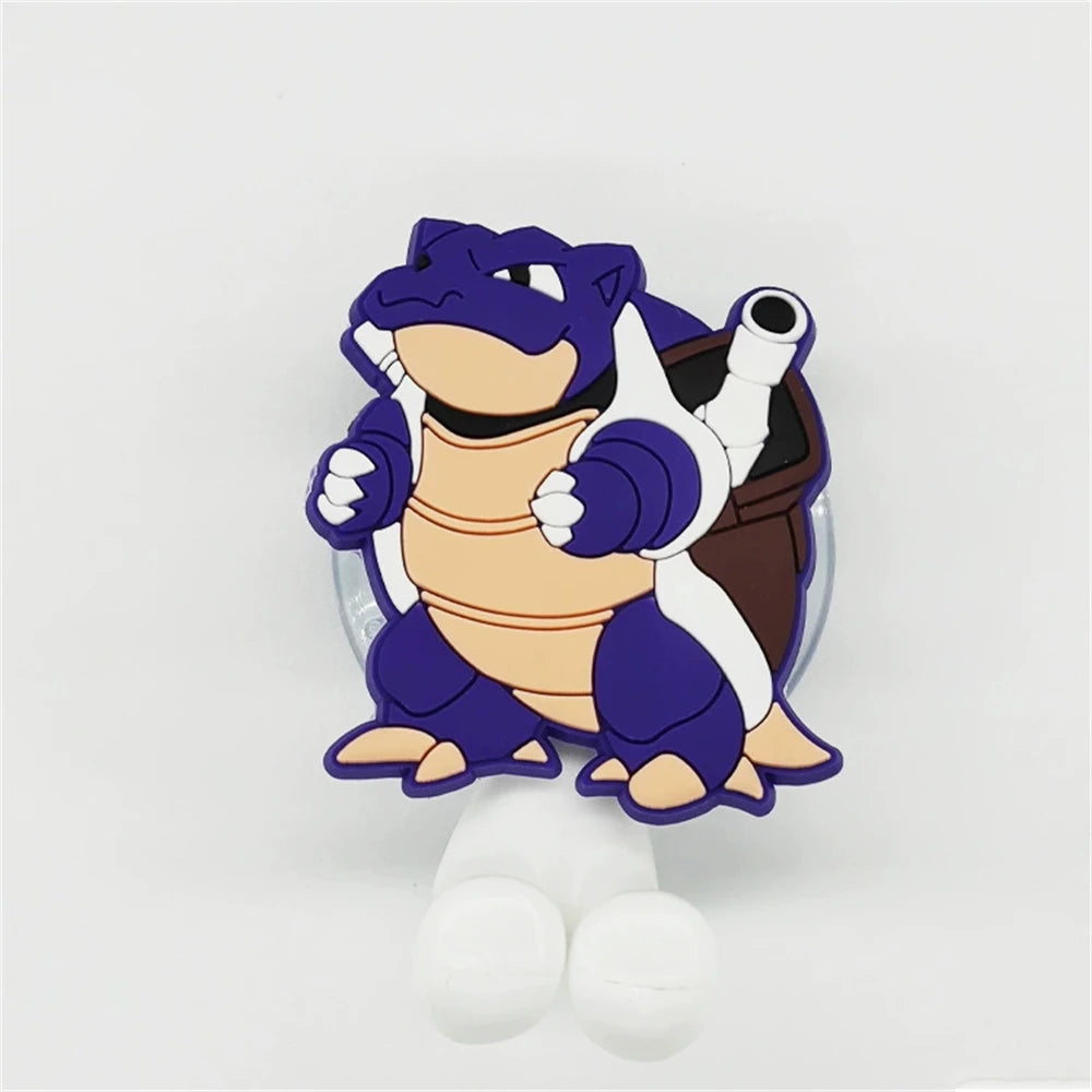 porte brosse dents murale pokemon pikachu squirtle bulbasaur ventouse salle bain