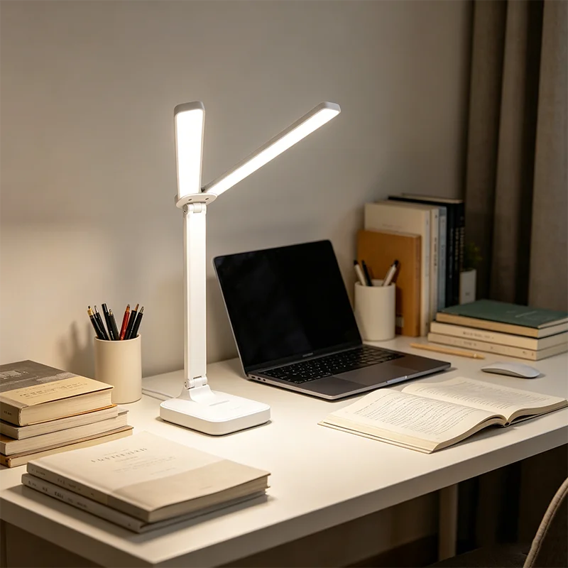lampe led rechargeable intensité réglable gris rose bleu blanc moderne minimaliste
