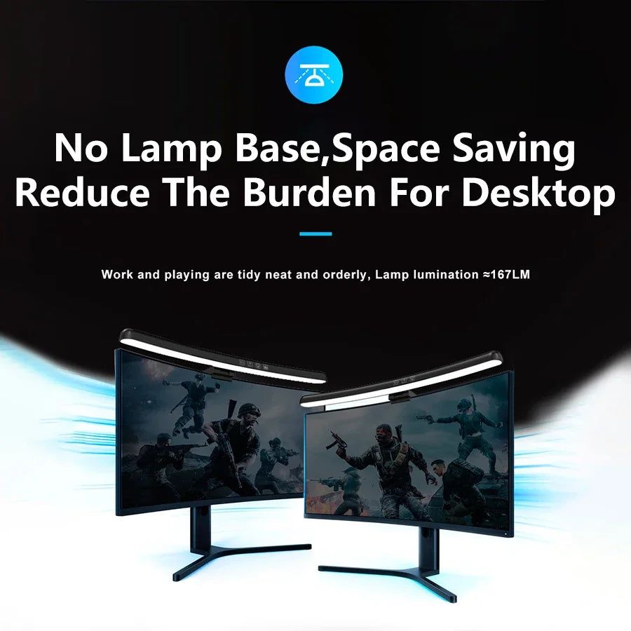 lampe led moderne clip noir blanc sans ombre rgb usb