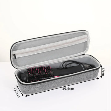 sac rangement sèche cheveux accessoires coiffeur noir rose gris moderne utilitaire polyester réutilisable étui