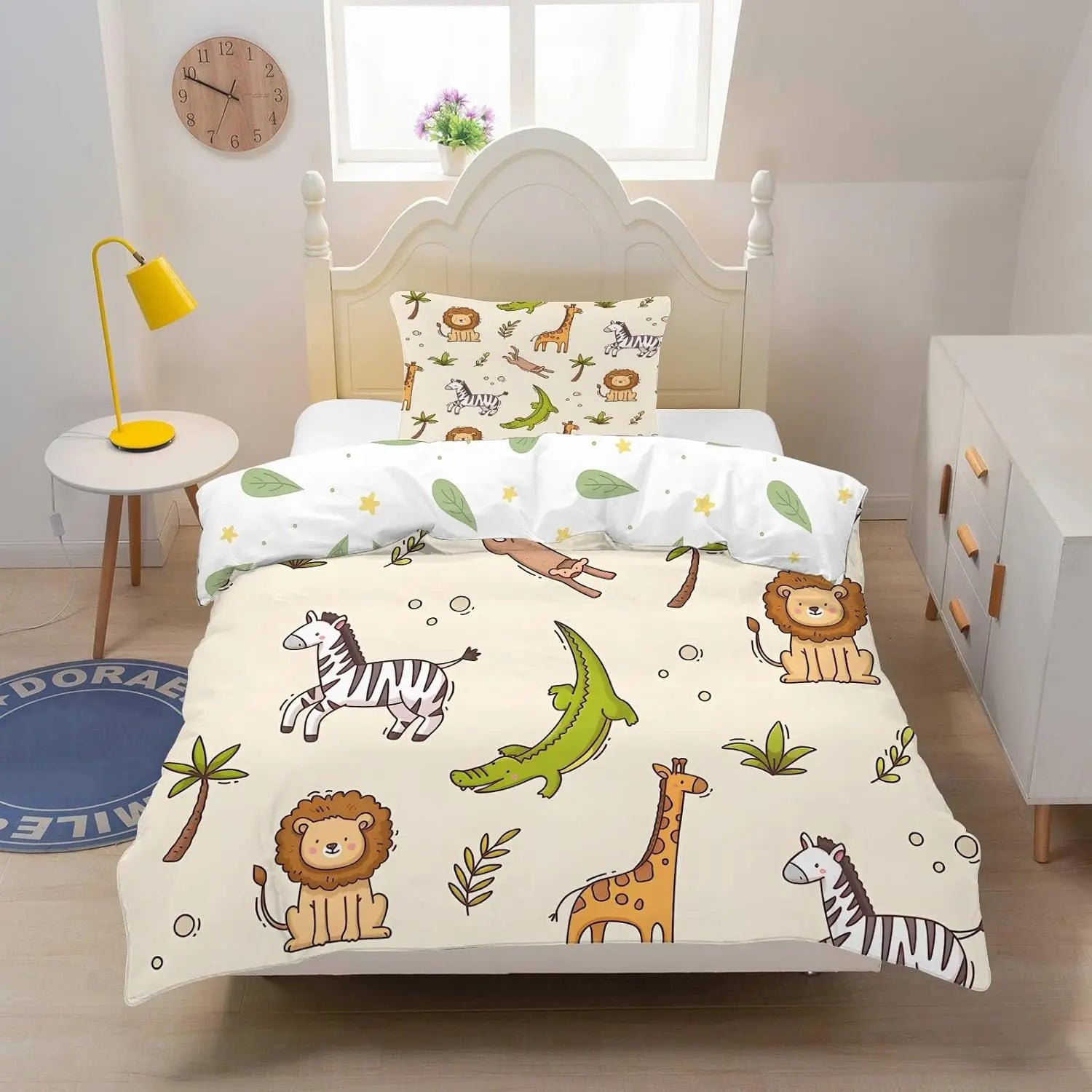 Ensemble de literie animaux de la jungle