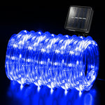 guirlande lumineuse solaire extérieure étanche led jardin terrasse décoration Noël arbre pelouse moderne transparente