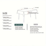 nappe table carreaux beige blanc imperméable polyestre extérieure intérieure rectangle action grâce
