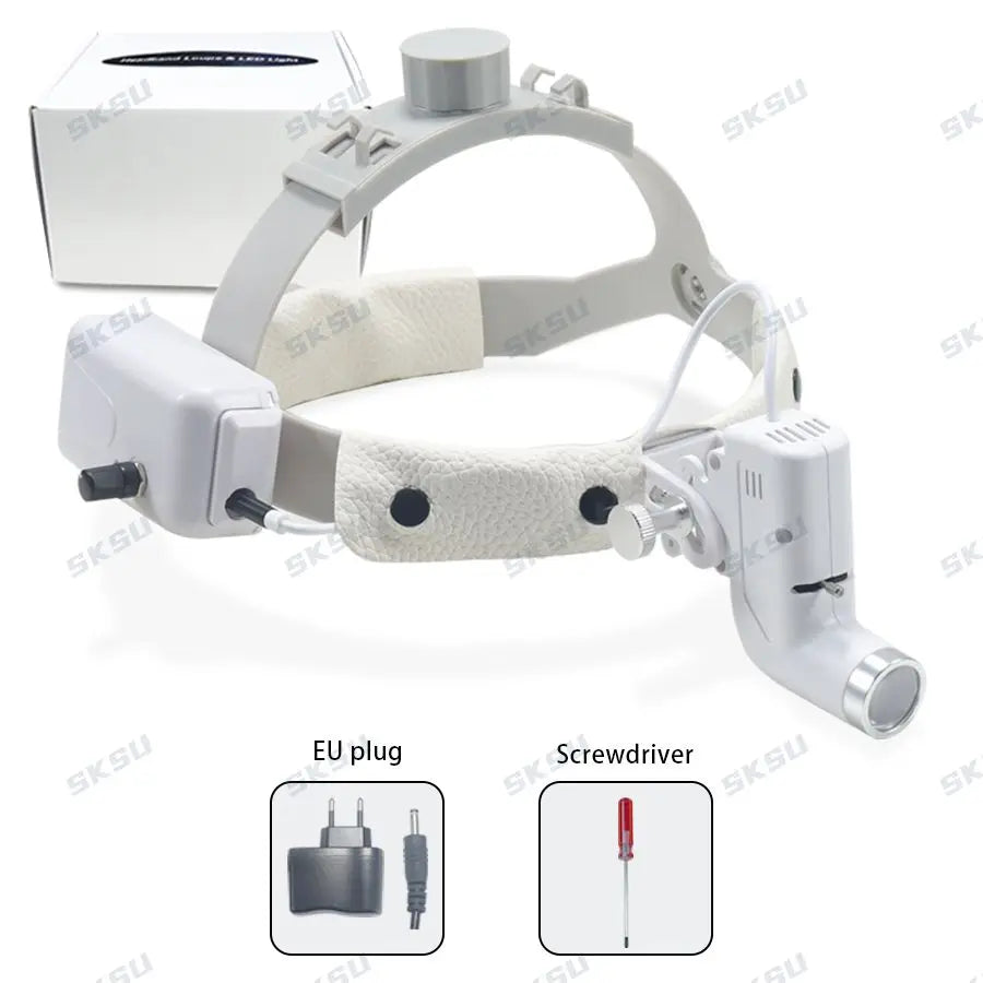 lampe frontale médicale led 5w réglable bandeau professionnel optique dentaire
