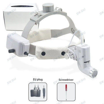 lampe frontale médicale led 5w réglable bandeau professionnel optique dentaire