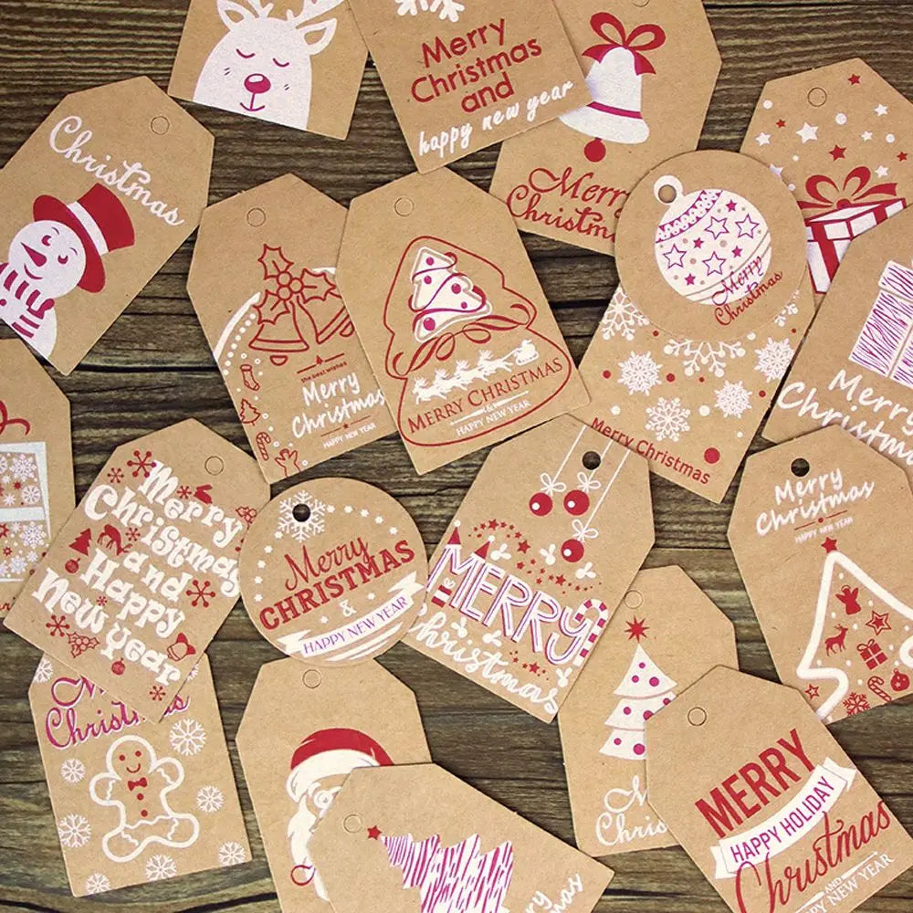 Décoration de Noël en papier kraft