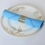serviette table polyester unie bordure dentelle classique mariage décoration restaurant